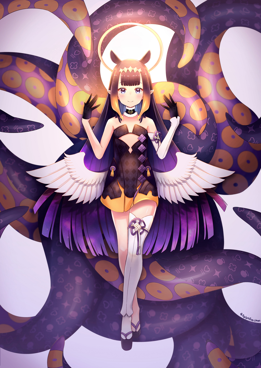 This is a pixiv picture whose title is 🐙.