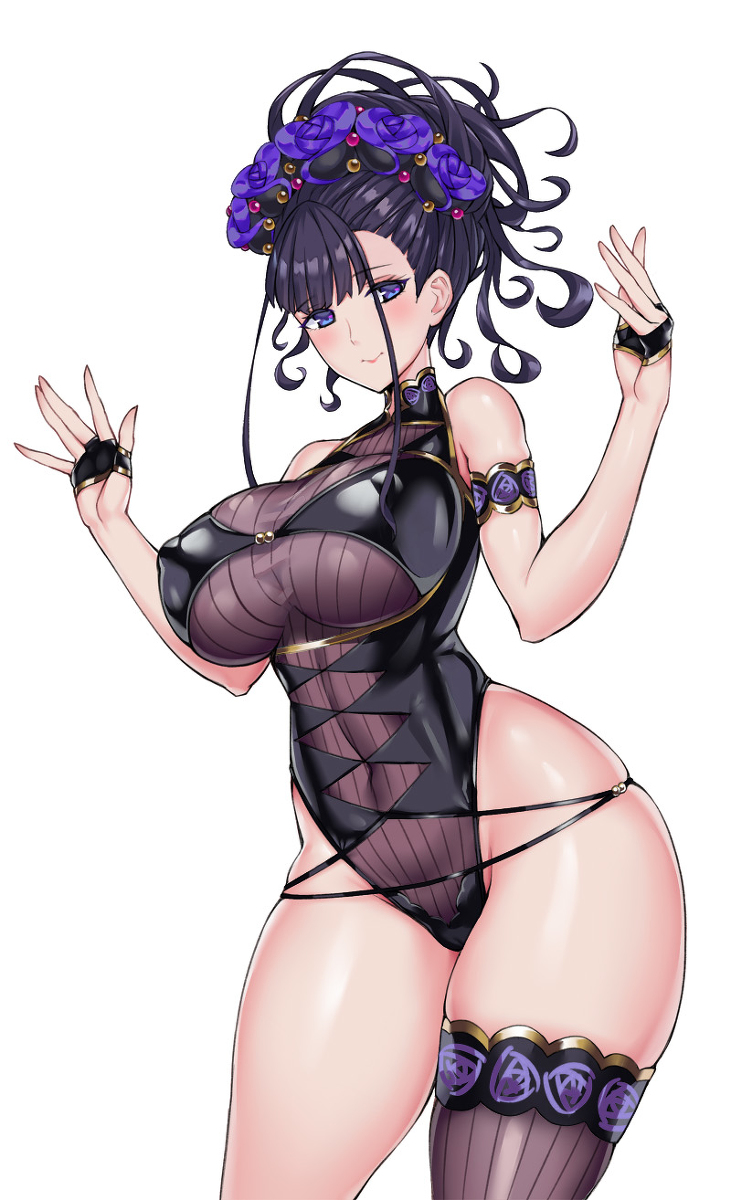 This is a pixiv picture whose title is 紫式部.