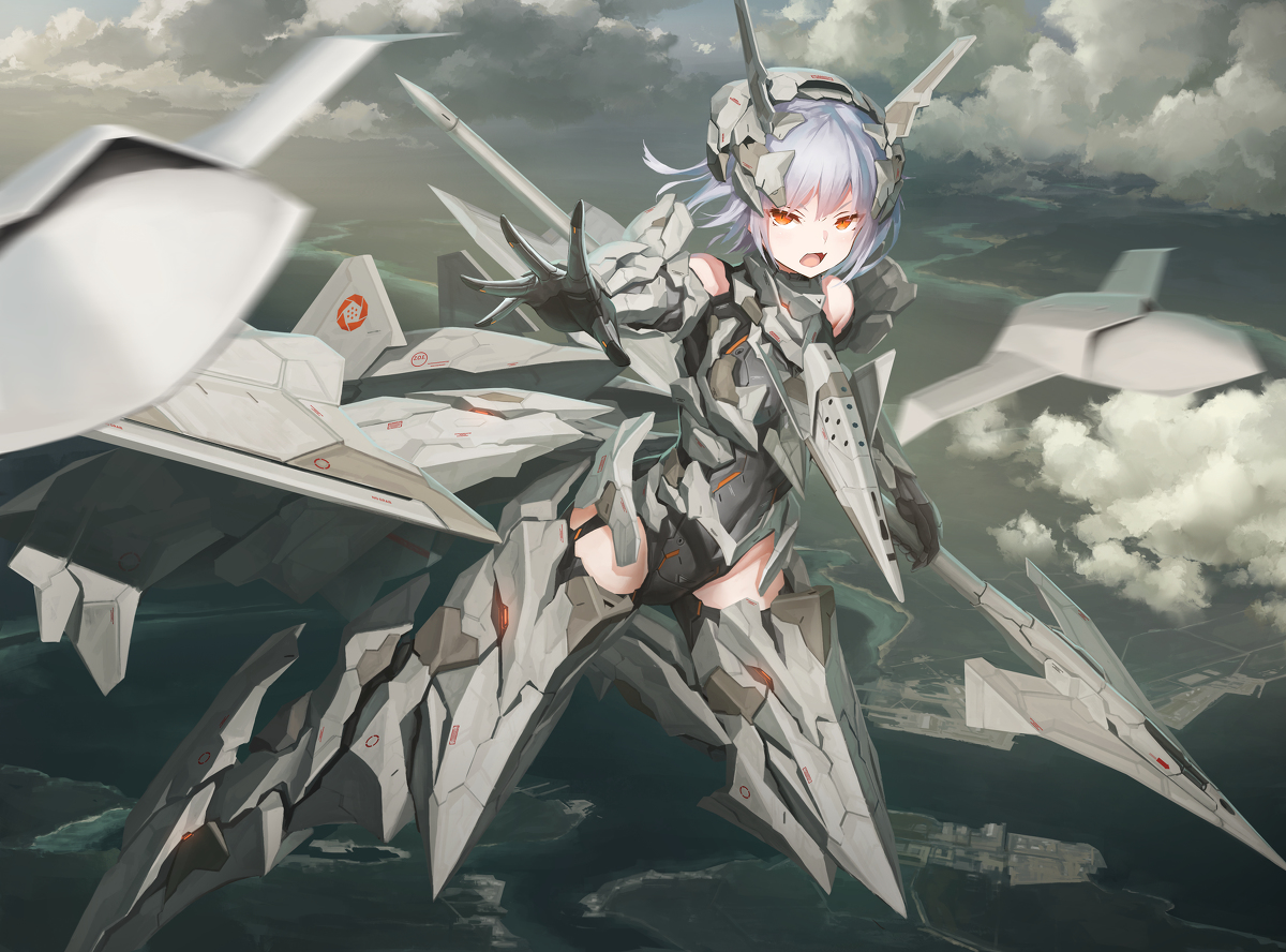 This is a pixiv picture whose title is ADF-11F レーベン【有人型】【manned model】.