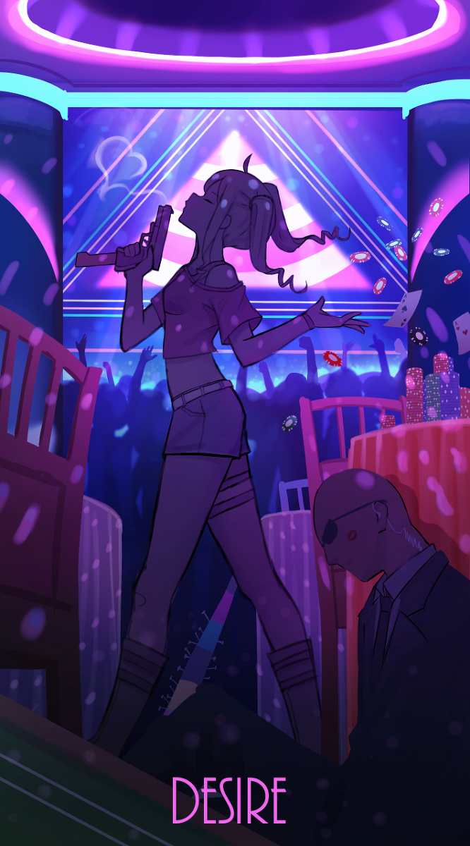This is a pixiv picture whose title is 欲望.