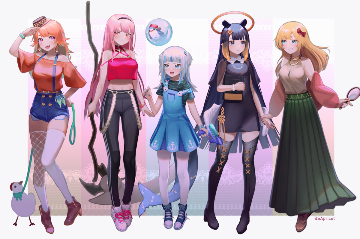 This is a pixiv picture whose title is HoloFashion.