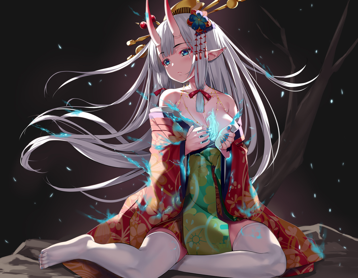 This is a pixiv picture whose title is Oni  2.