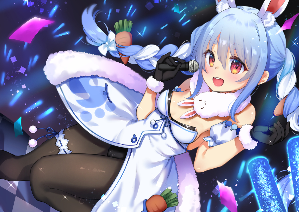 This is a pixiv picture whose title is ペこら.