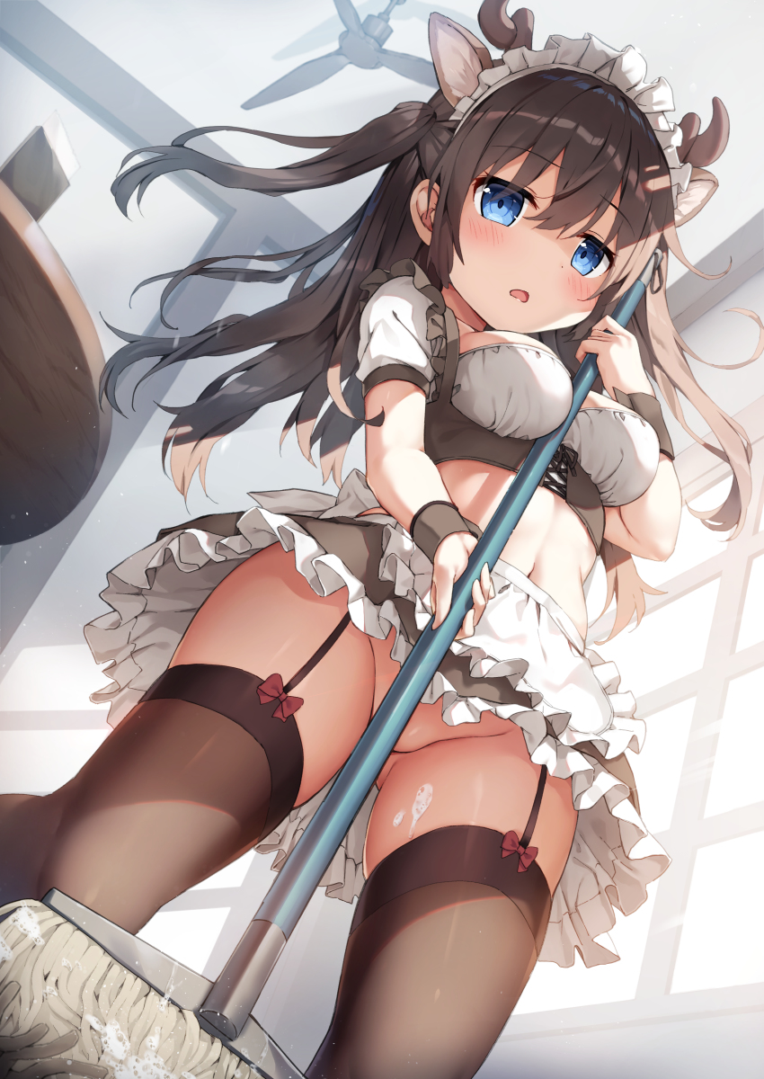 This is a pixiv picture whose title is おそうじメイド.