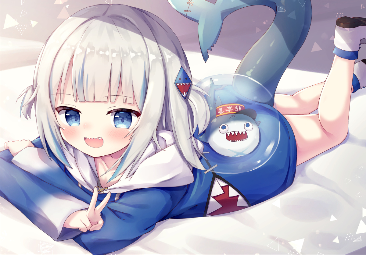 This is a pixiv picture whose title is 🦈.