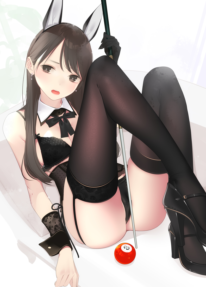This is a pixiv picture whose title is ビリヤード.