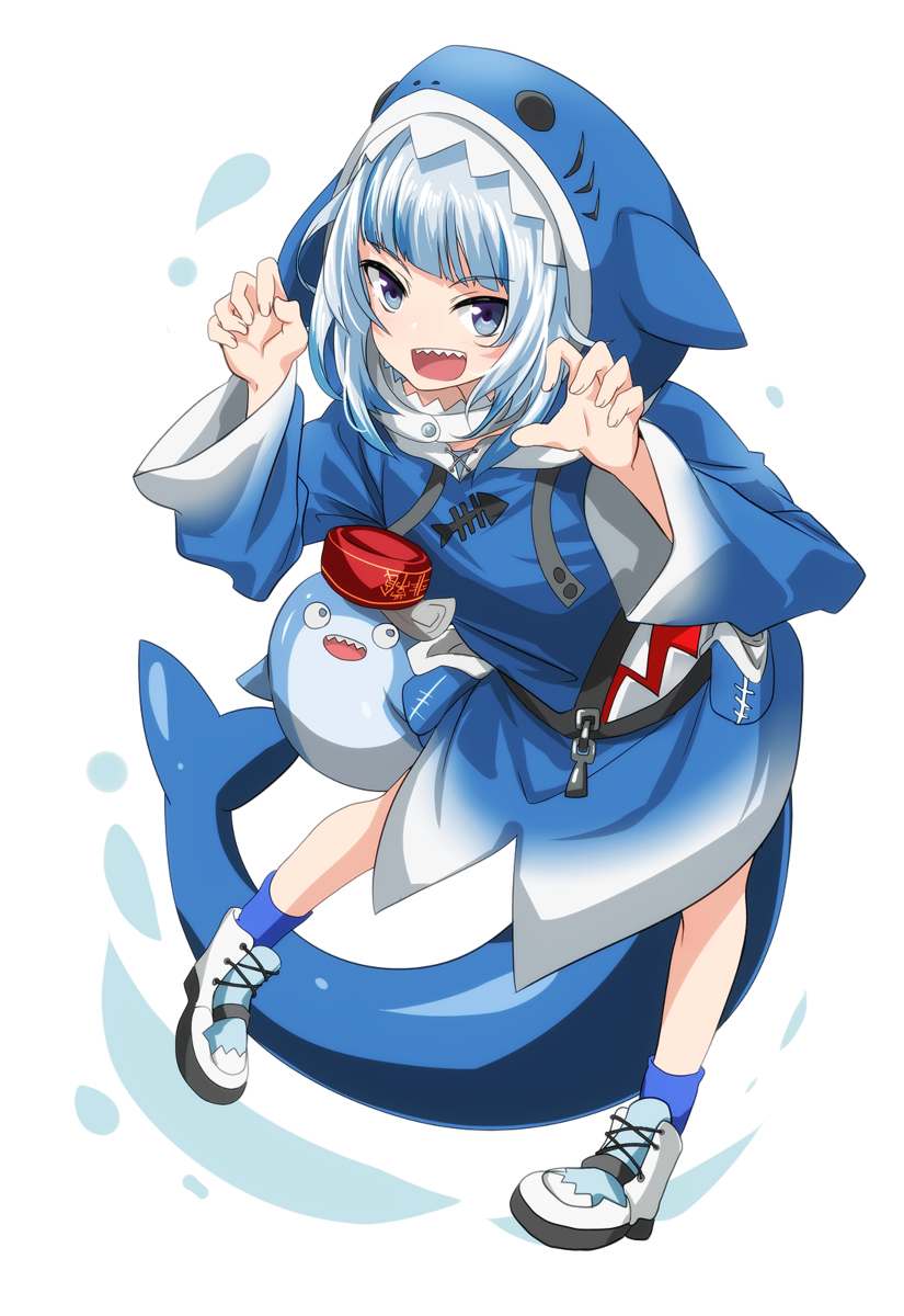 This is a pixiv picture whose title is サメちゃん.