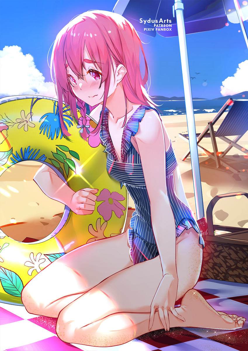 This is a pixiv picture whose title is Beach Sumi.