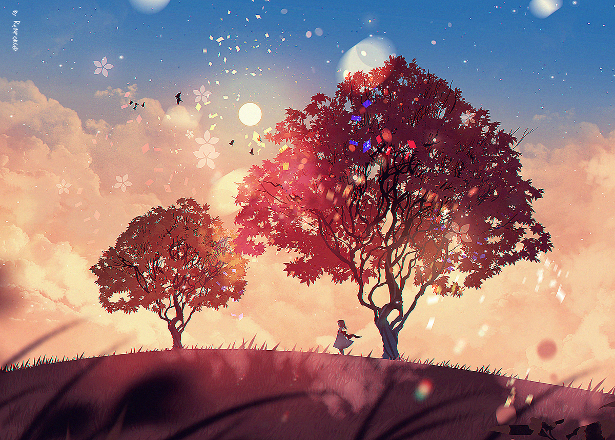 This is a pixiv picture whose title is Autumn.