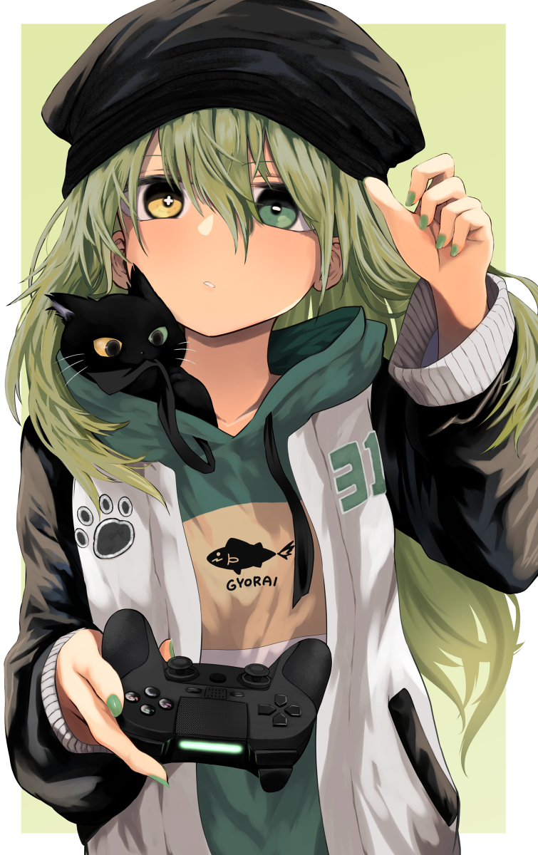 This is a pixiv picture whose title is 🎮.