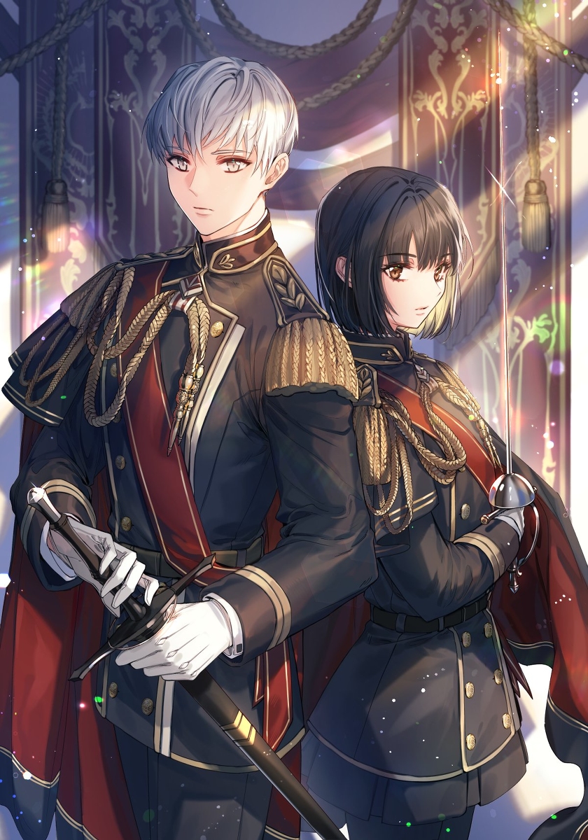 This is a pixiv picture whose title is 강철의 소드마스터.