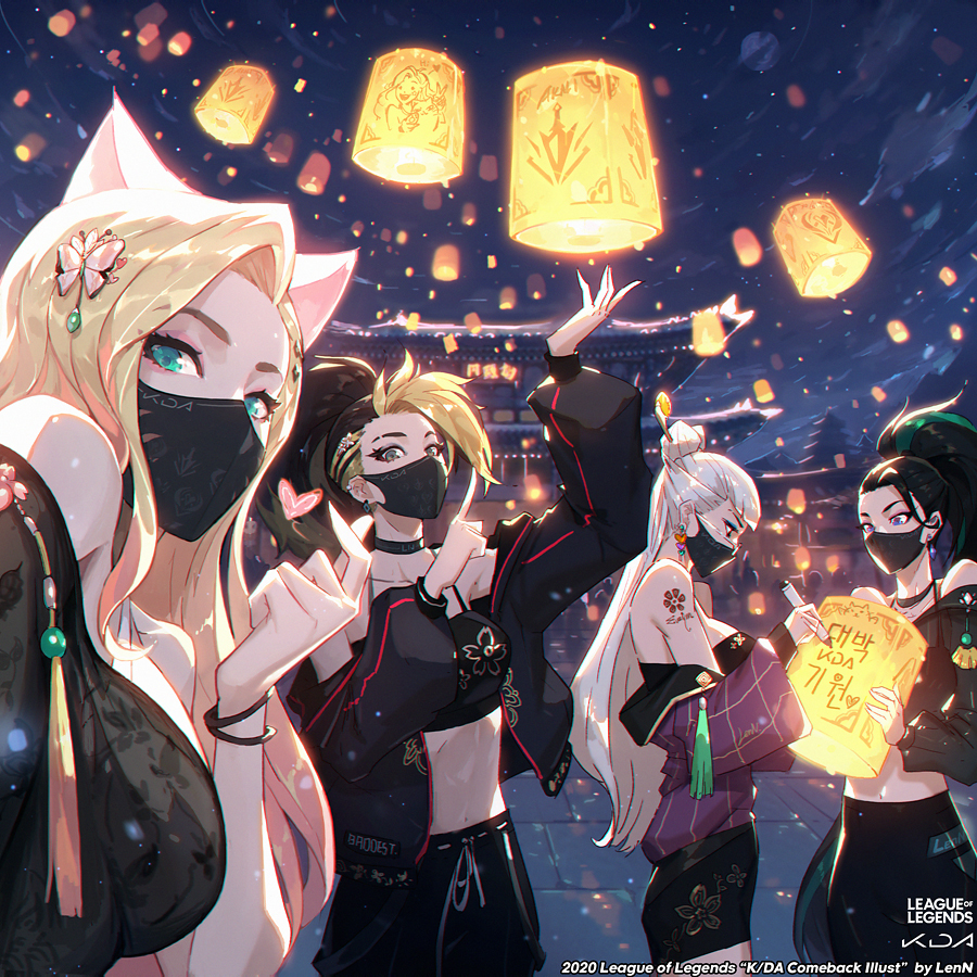 This is a pixiv picture whose title is K/DA COMEBACK Collab. with RIOT.