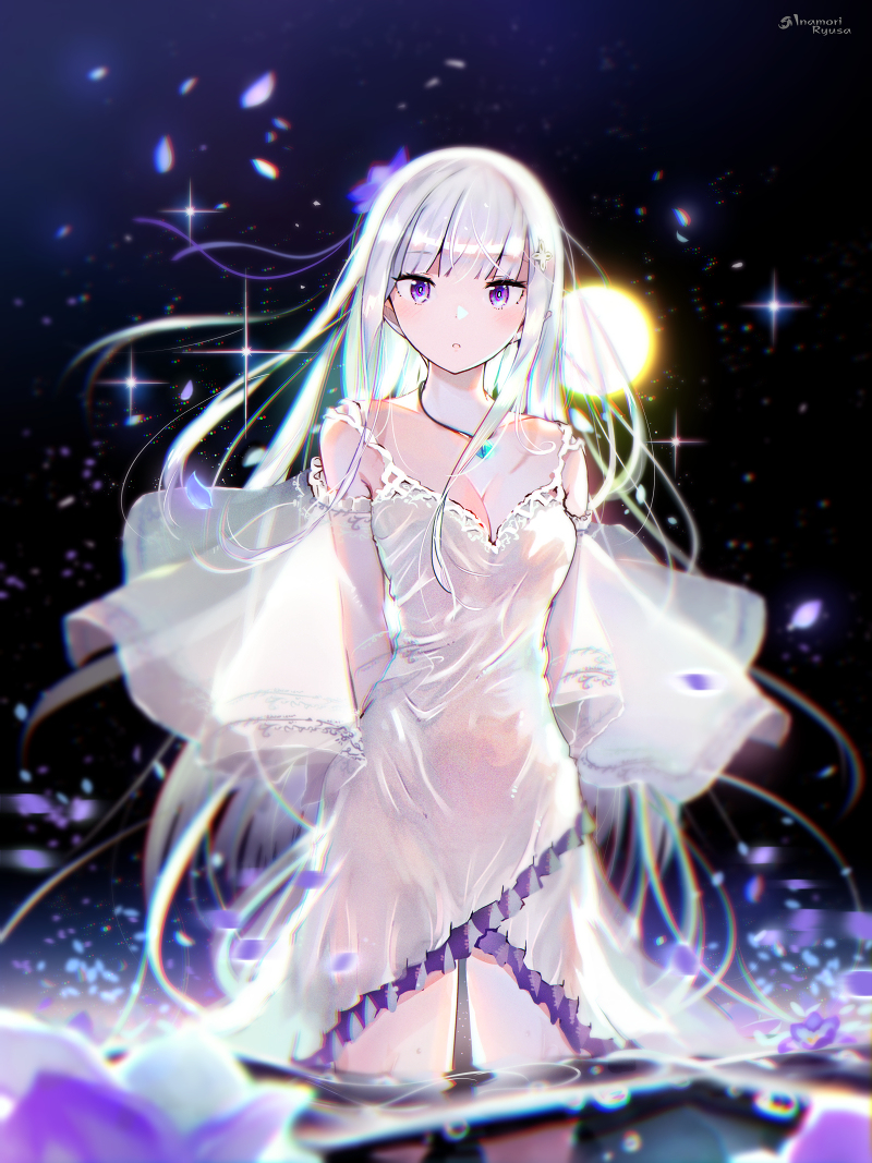 This is a pixiv picture whose title is エミリア.