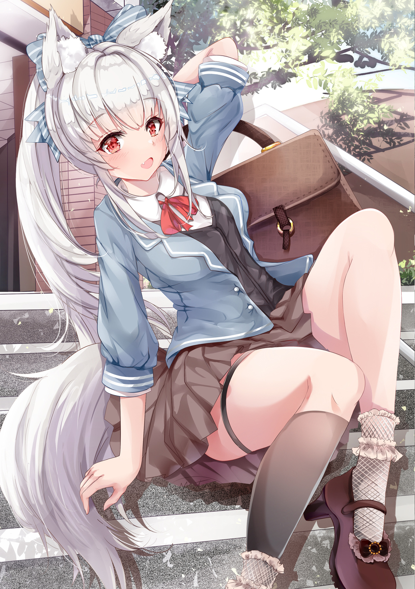 This is a pixiv picture whose title is 放課後.