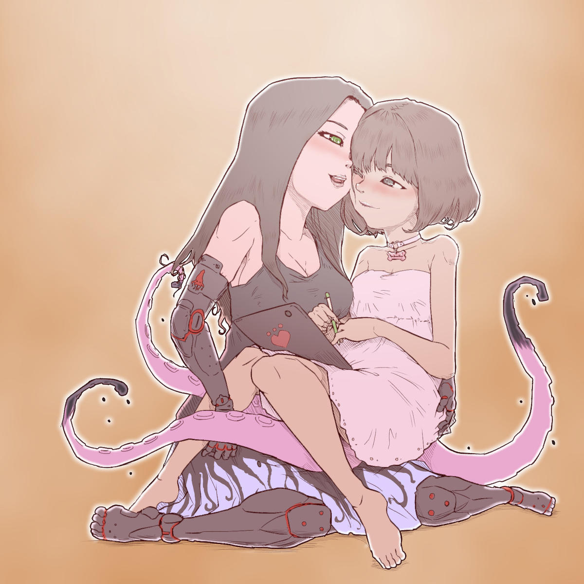 This is a pixiv picture whose title is Embrace.