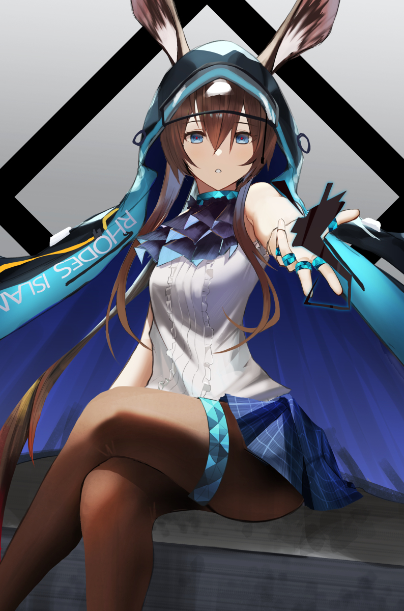 This is a pixiv picture whose title is Amiya.