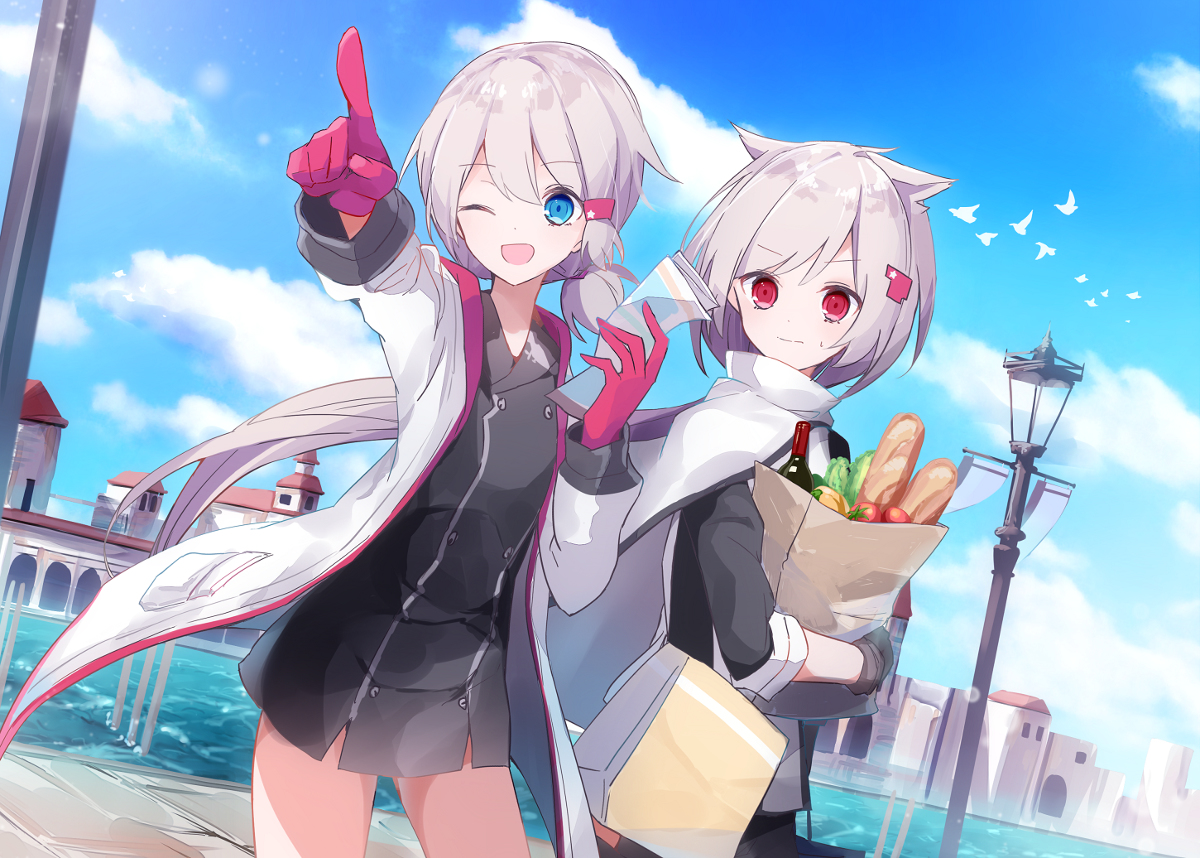 This is a pixiv picture whose title is もんぴでんばー.