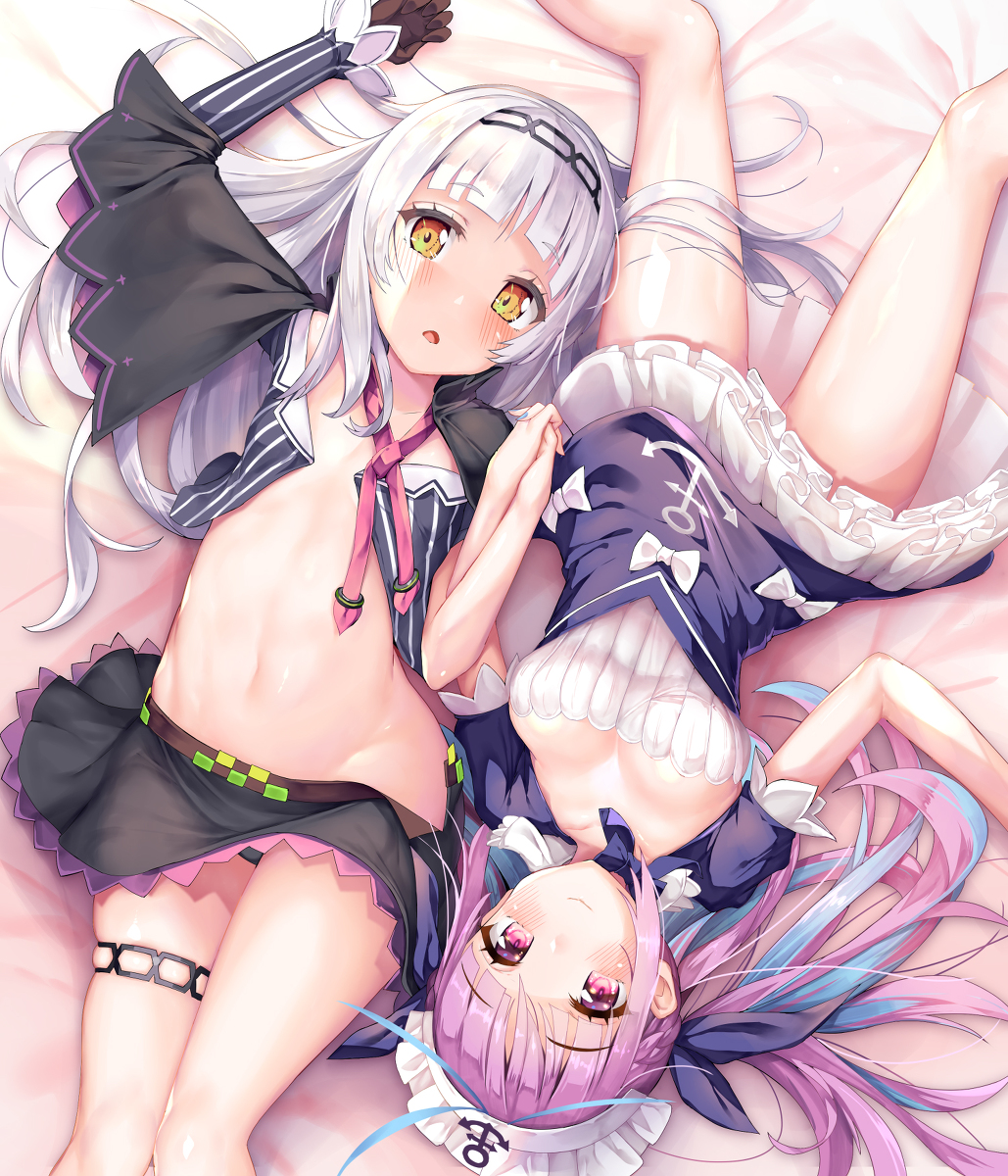 This is a pixiv picture whose title is あくしおてぇてぇ.