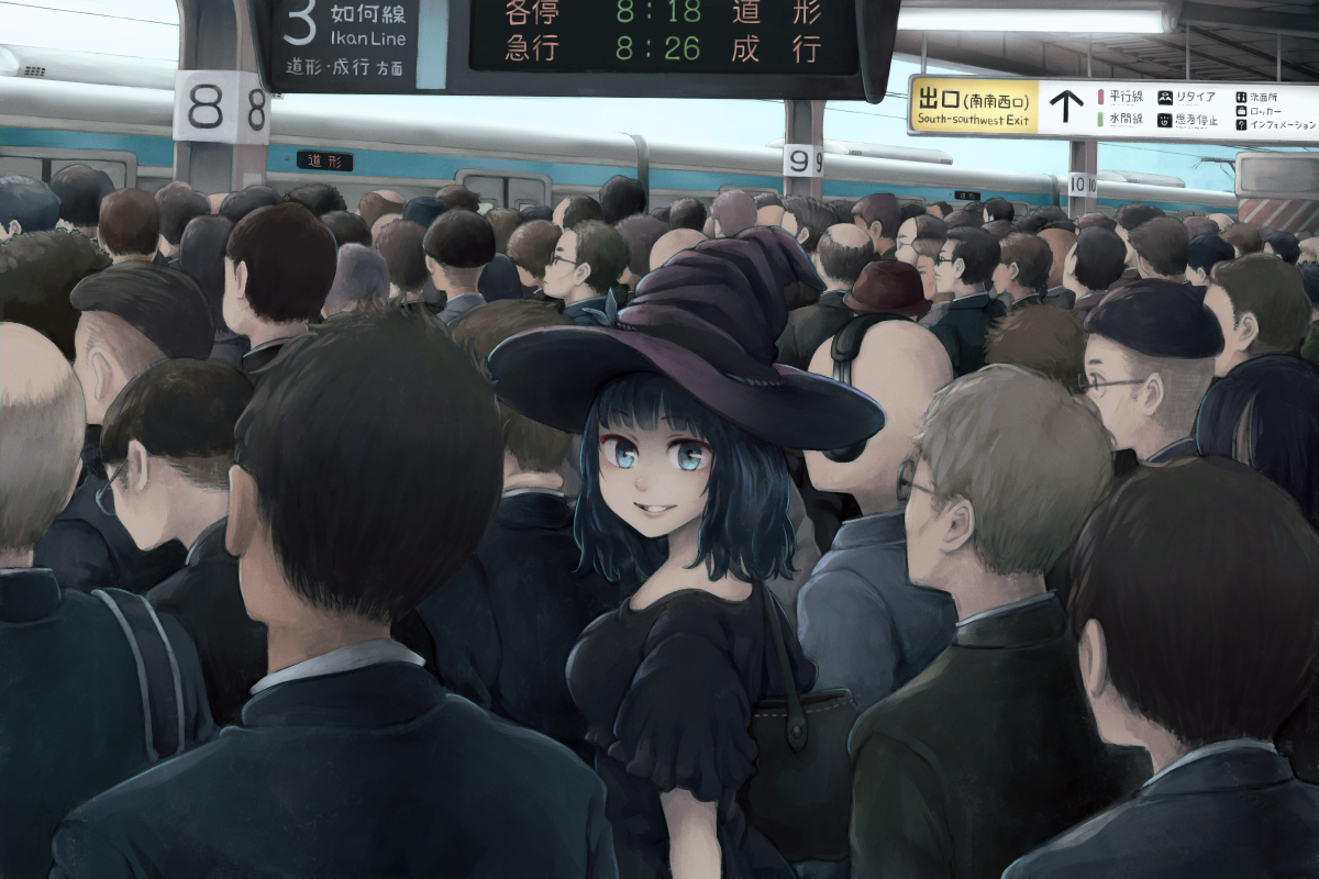 This is a pixiv picture whose title is 処世術師.