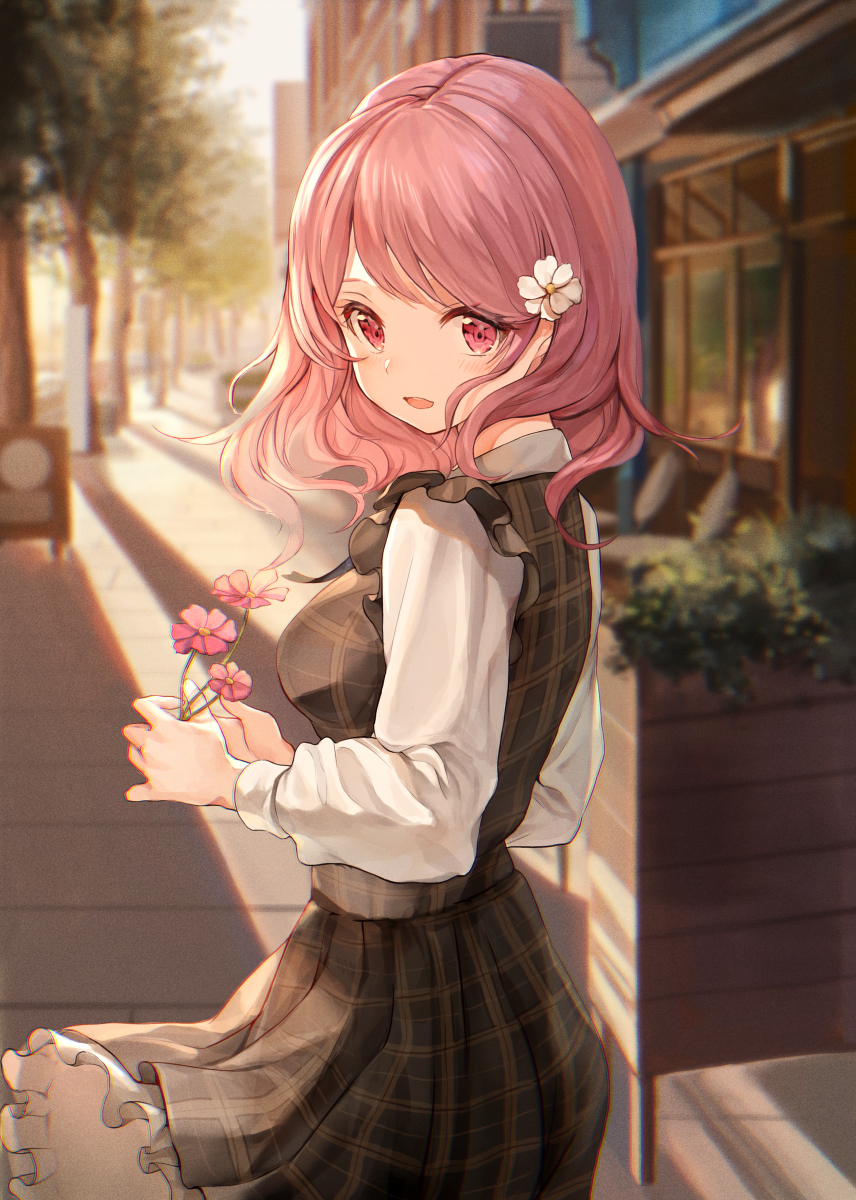 This is a pixiv picture whose title is 丸山と秋のお出かけしたい.