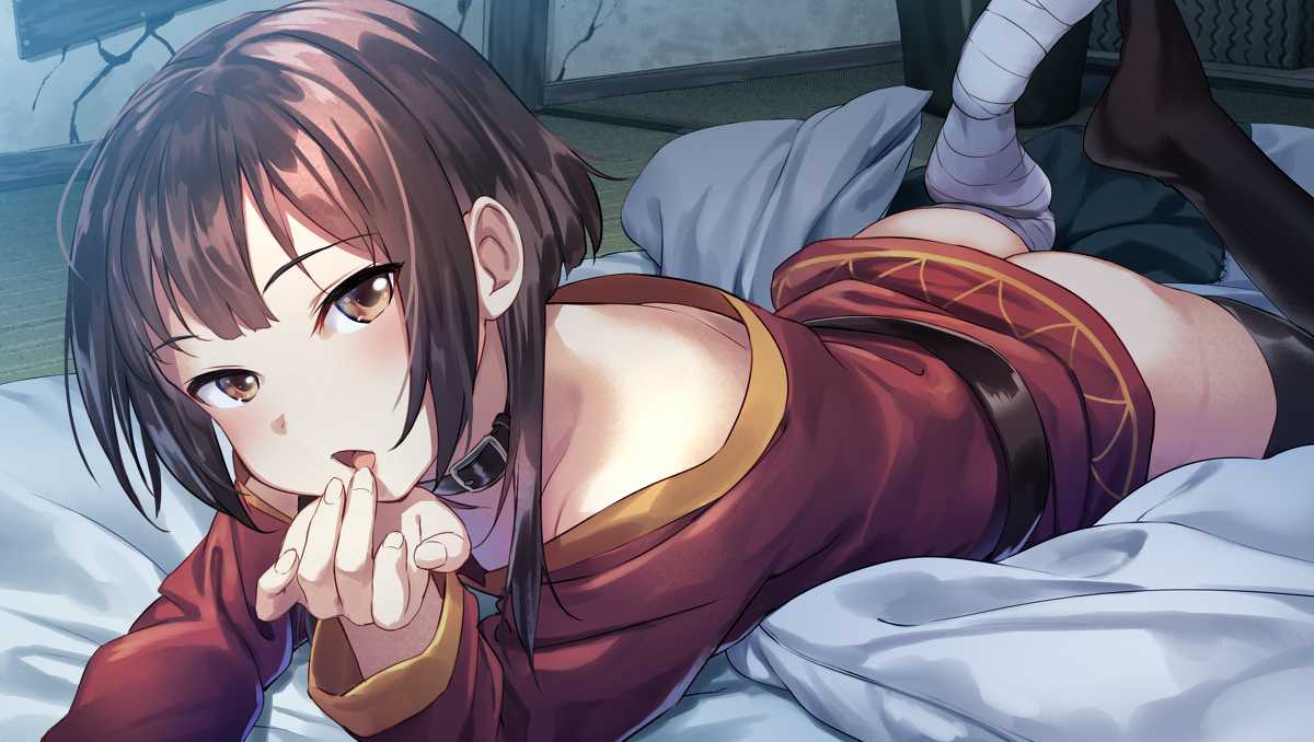 This is a pixiv picture whose title is めぐみん.
