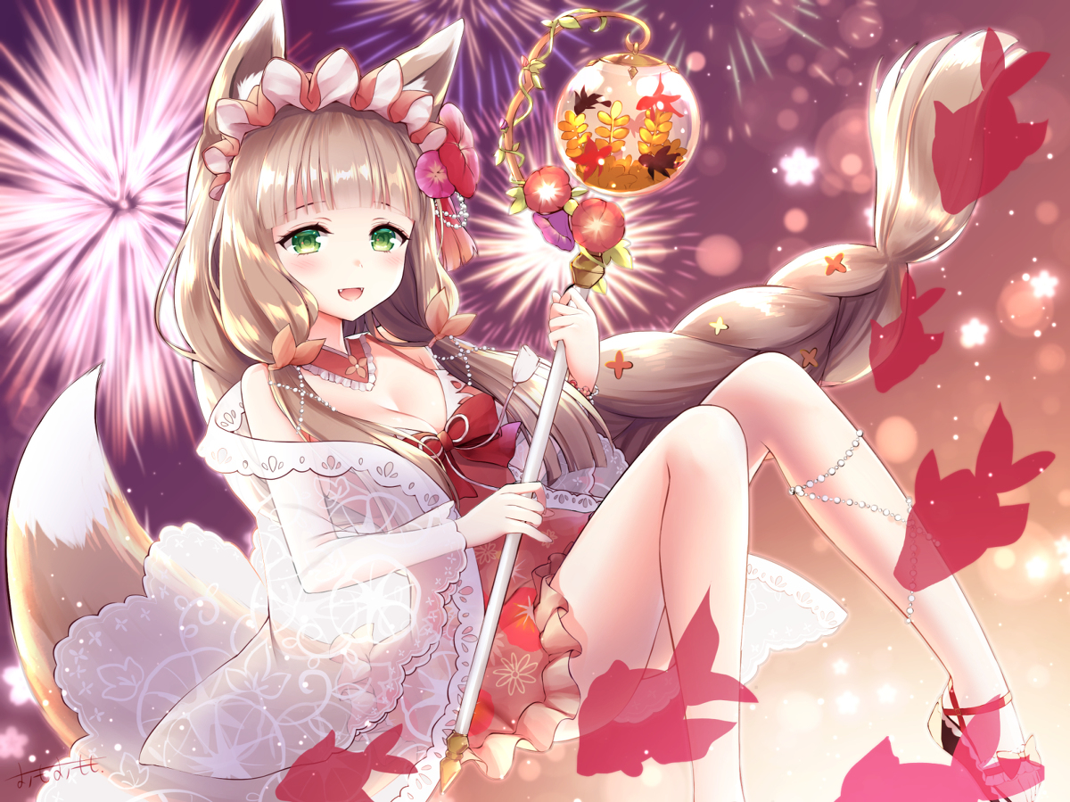 This is a pixiv picture whose title is メルヘンサマーパレード🎆.