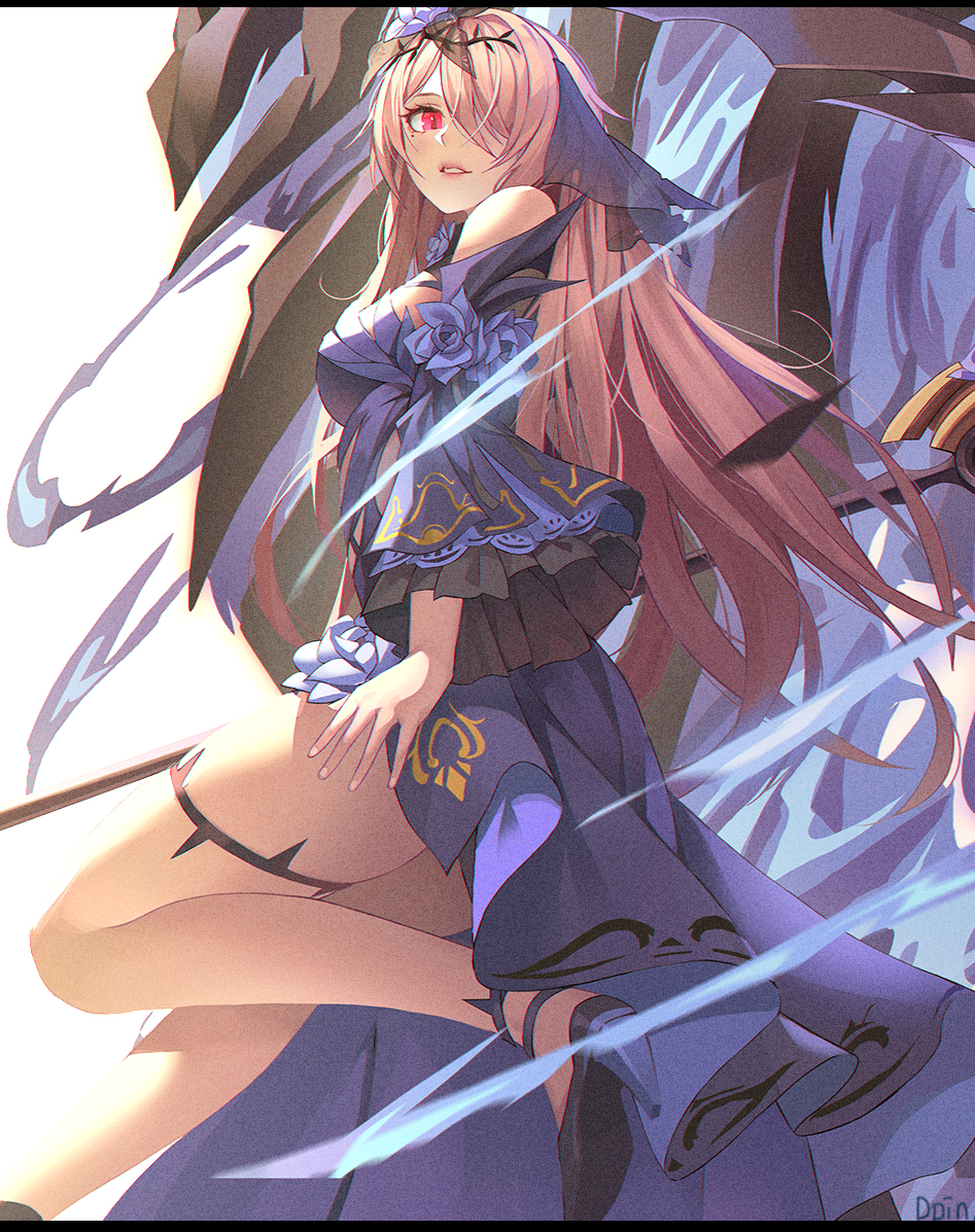 This is a pixiv picture whose title is Fallen Rosemary_Rita Rossweisse.