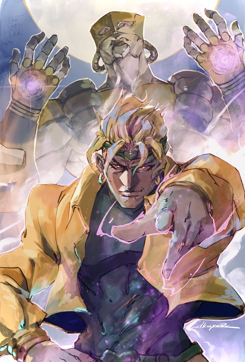 This is a pixiv picture whose title is DIO.