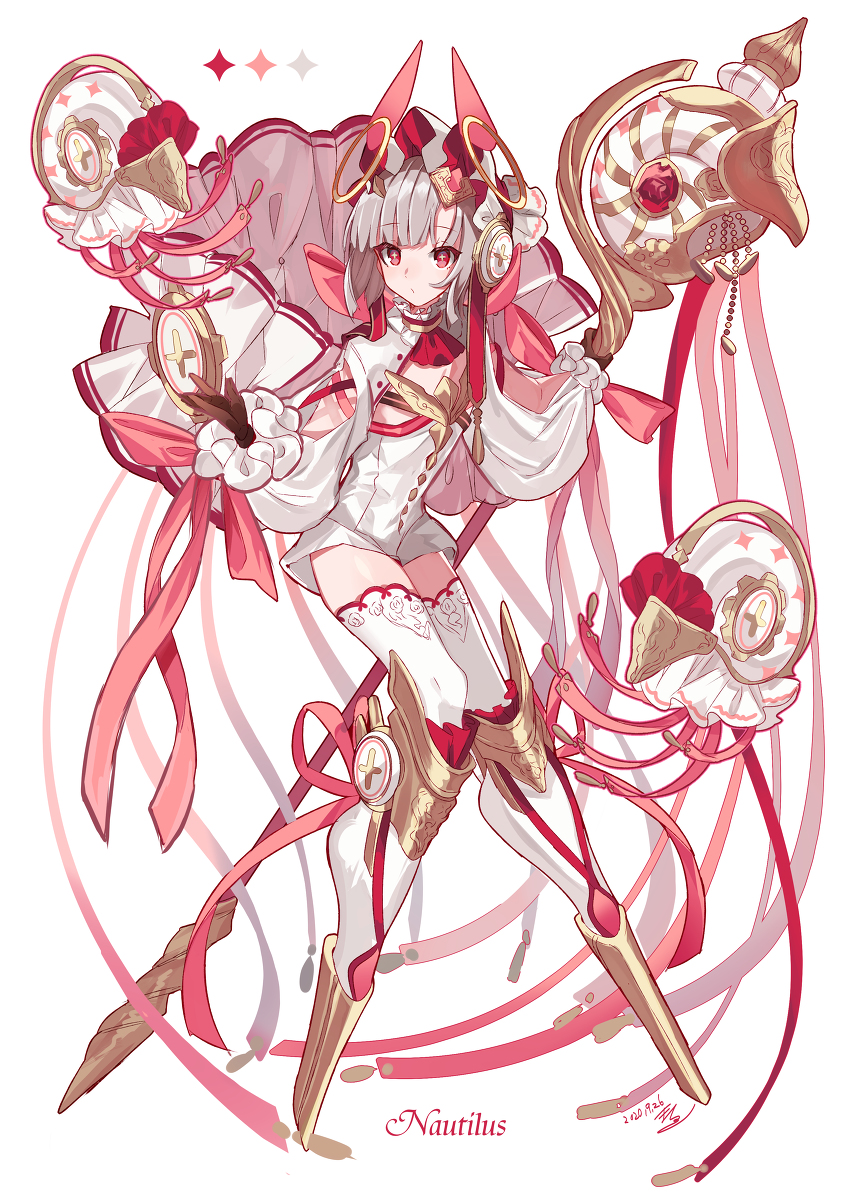 This is a pixiv picture whose title is オウムガイ.