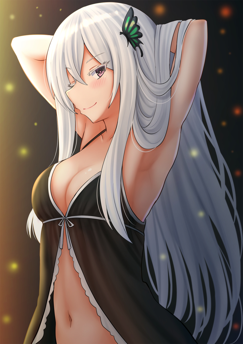 This is a pixiv picture whose title is Echi~dna~.