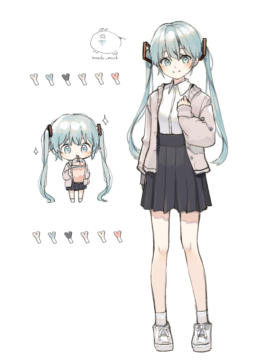This is a pixiv picture whose title is miku!.