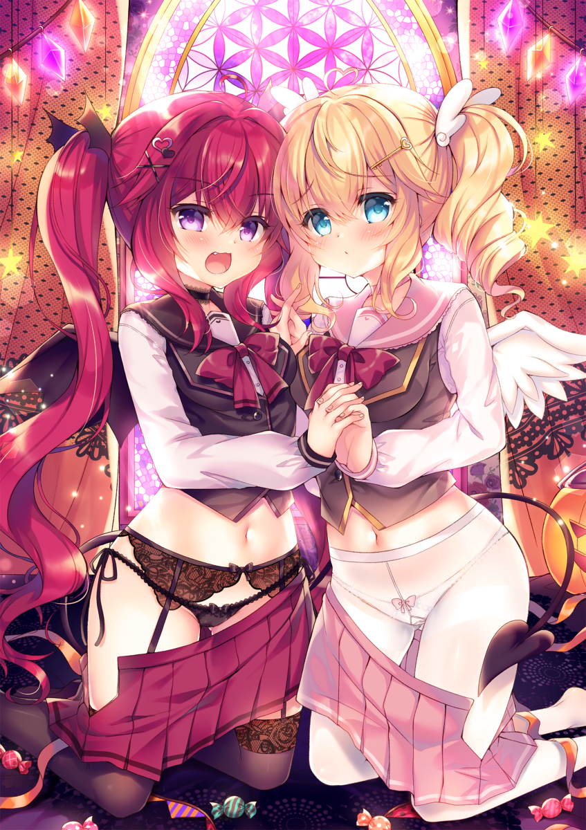 This is a pixiv picture whose title is ねぇどっちがすき？.