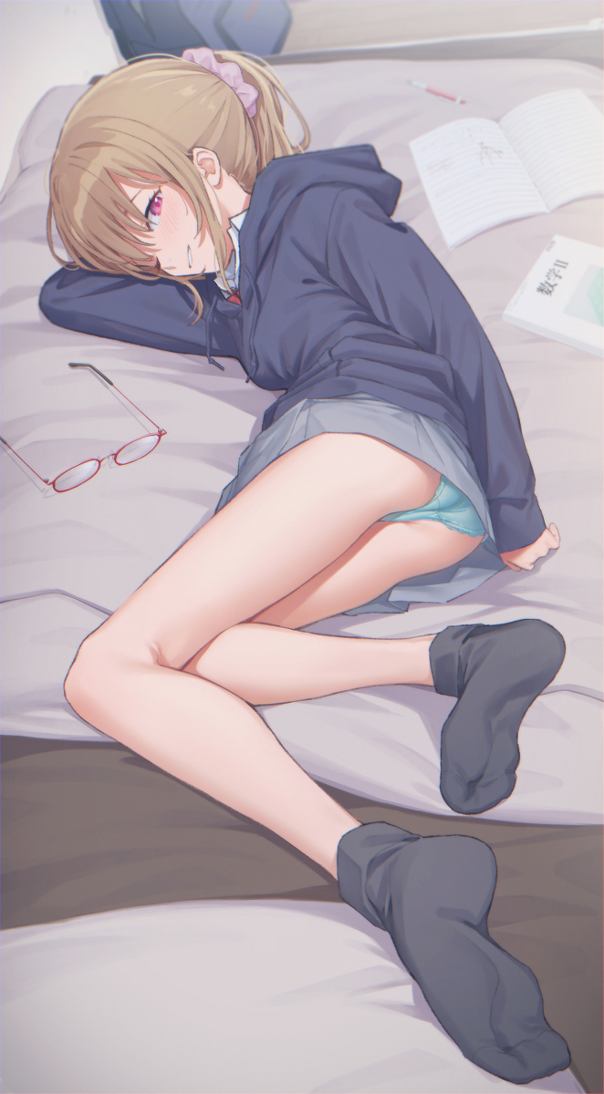 This is a pixiv picture whose title is 「あ～見てるぅ」.