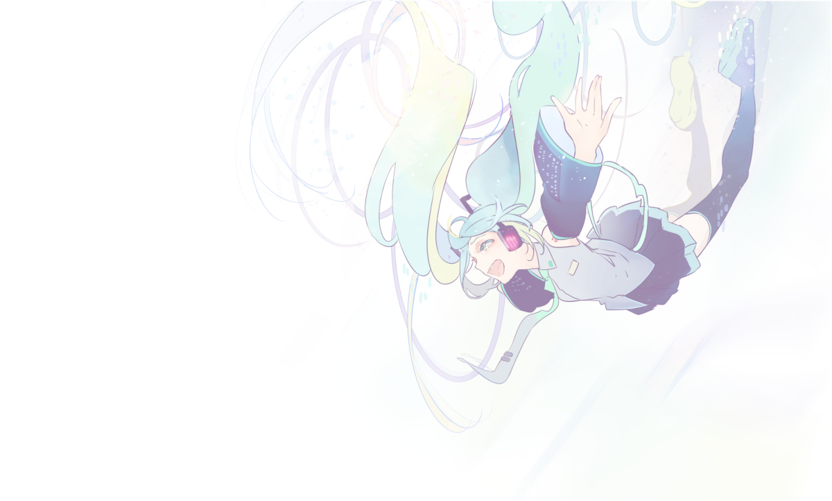 This is a pixiv picture whose title is 初音ミクの消失.