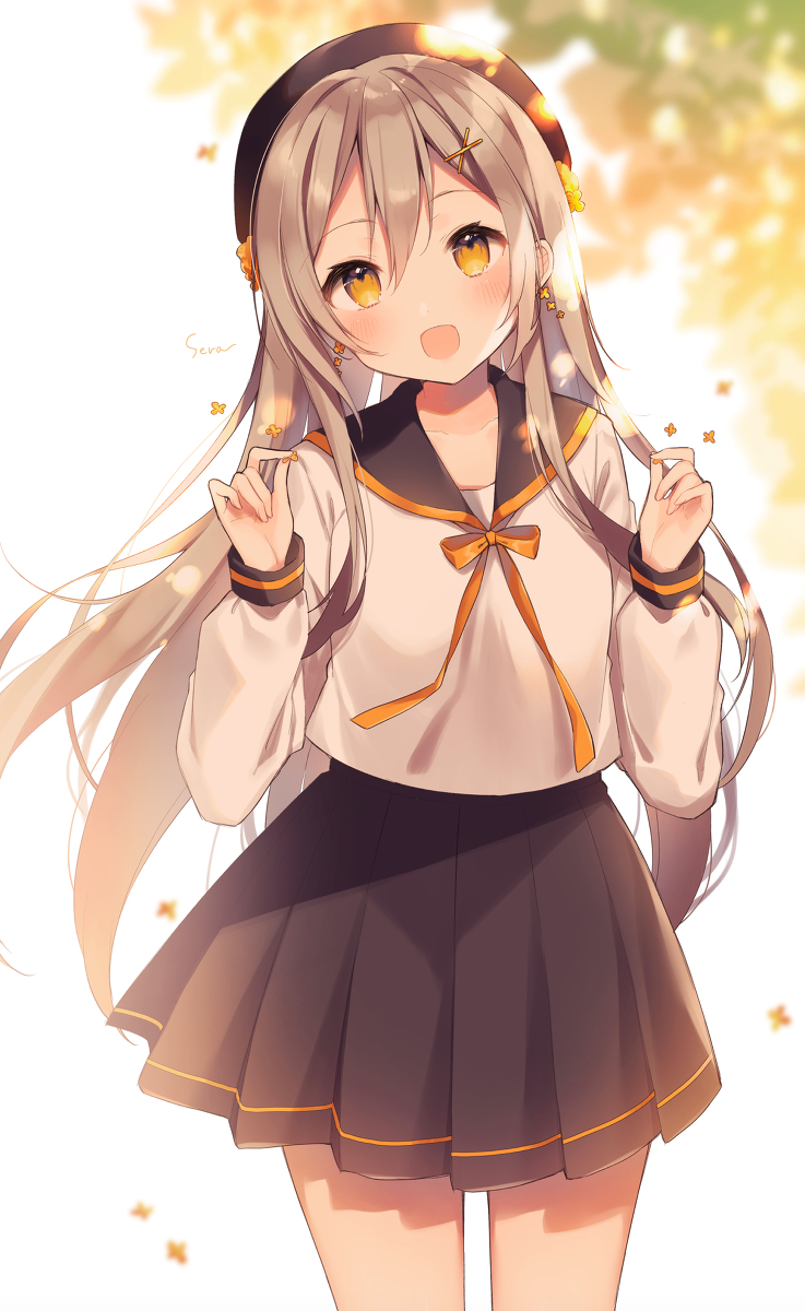 This is a pixiv picture whose title is 金木犀.