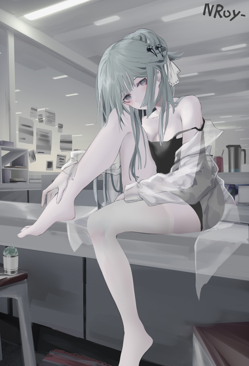 This is a pixiv picture whose title is 耐人寻味.