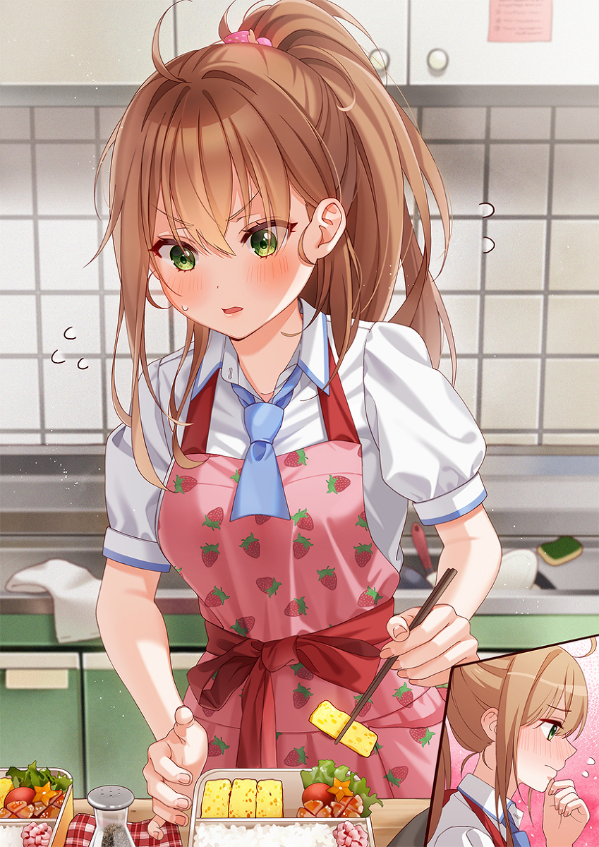 This is a pixiv picture whose title is 弁当、気に入ってくれるかな...？.