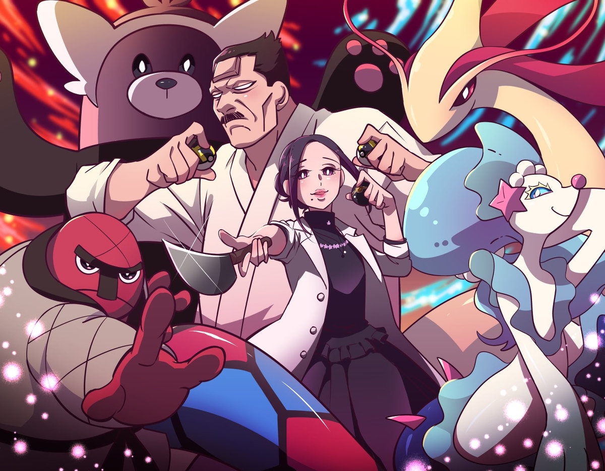 This is a pixiv picture whose title is GK x pkmn.