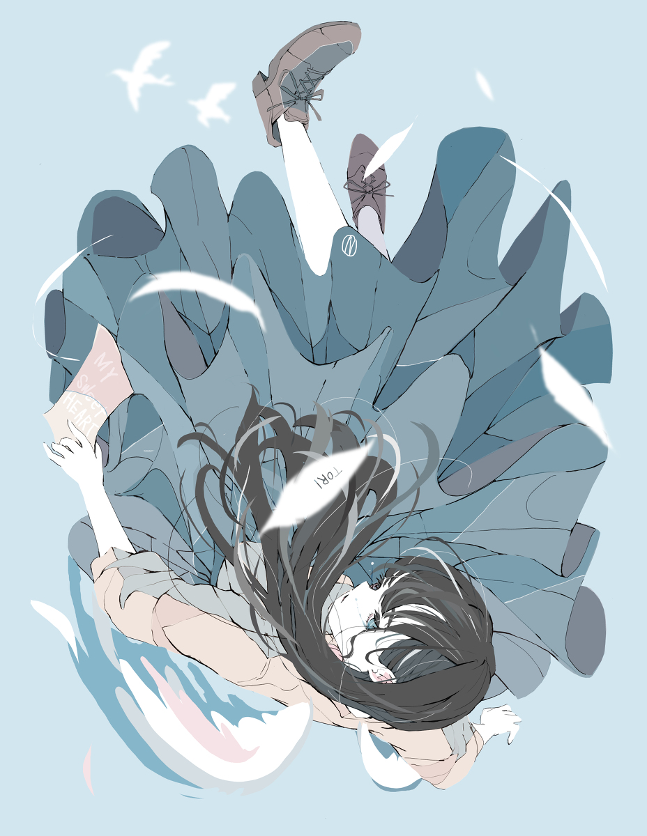 This is a pixiv picture whose title is 鳥になりたいんだ。.