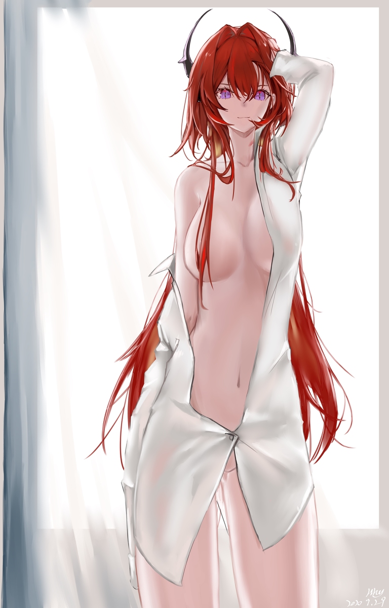 This is a pixiv picture whose title is 朝.