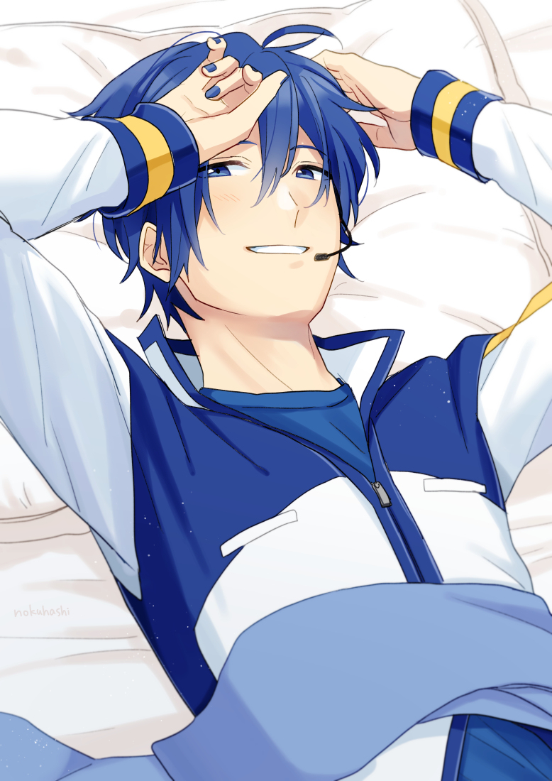 This is a pixiv picture whose title is 最近のKAITO.