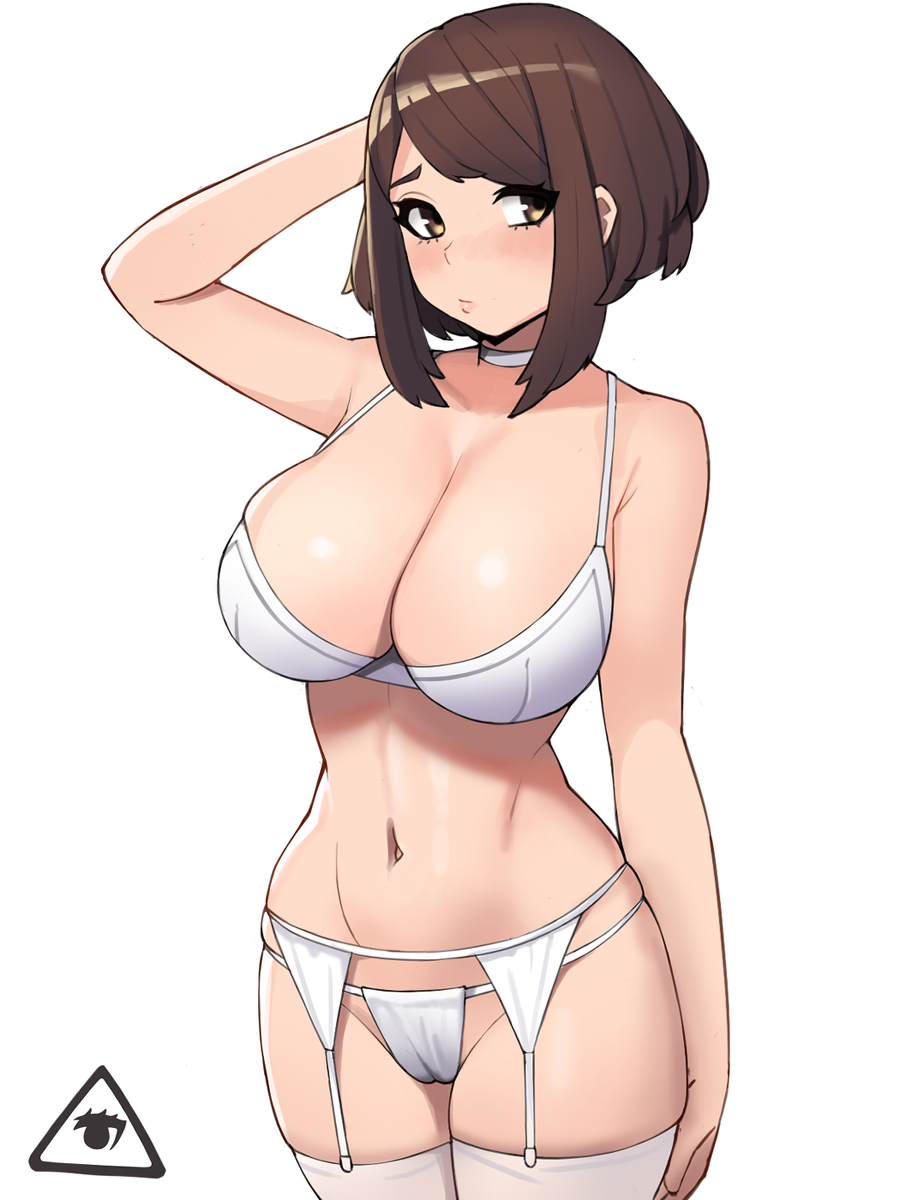 This is a pixiv picture whose title is ochaco.