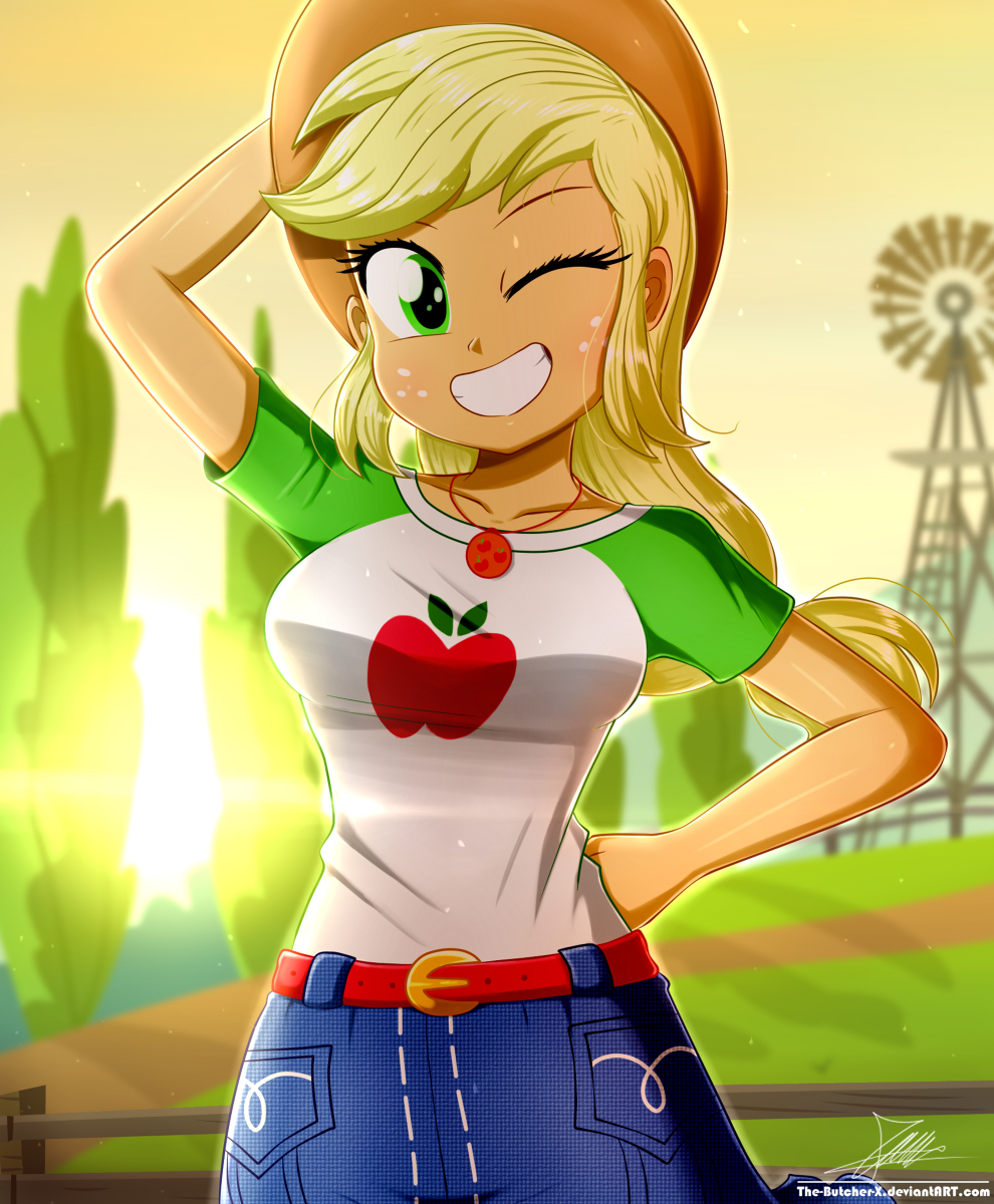 This is a pixiv picture whose title is .:Human Pony 5:. (rework 2020).