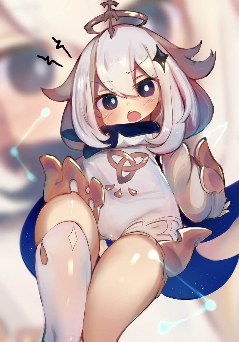 This is a pixiv picture whose title is 公式非常食　パイモンちゃん.