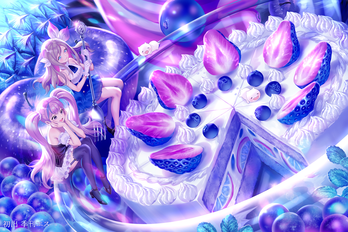 This is a pixiv picture whose title is スイートブルー.