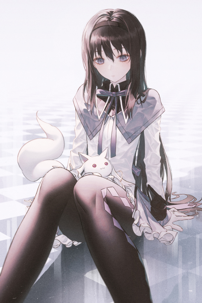 This is a pixiv picture whose title is homura.