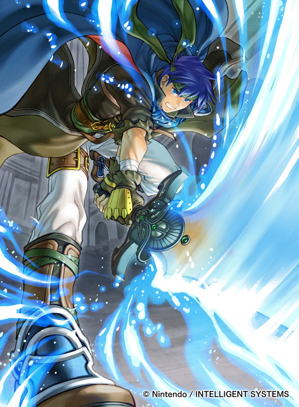 This is a pixiv picture whose title is ファイアーエムブレムサイファ / 蒼炎と神剣の英傑 アイク.
