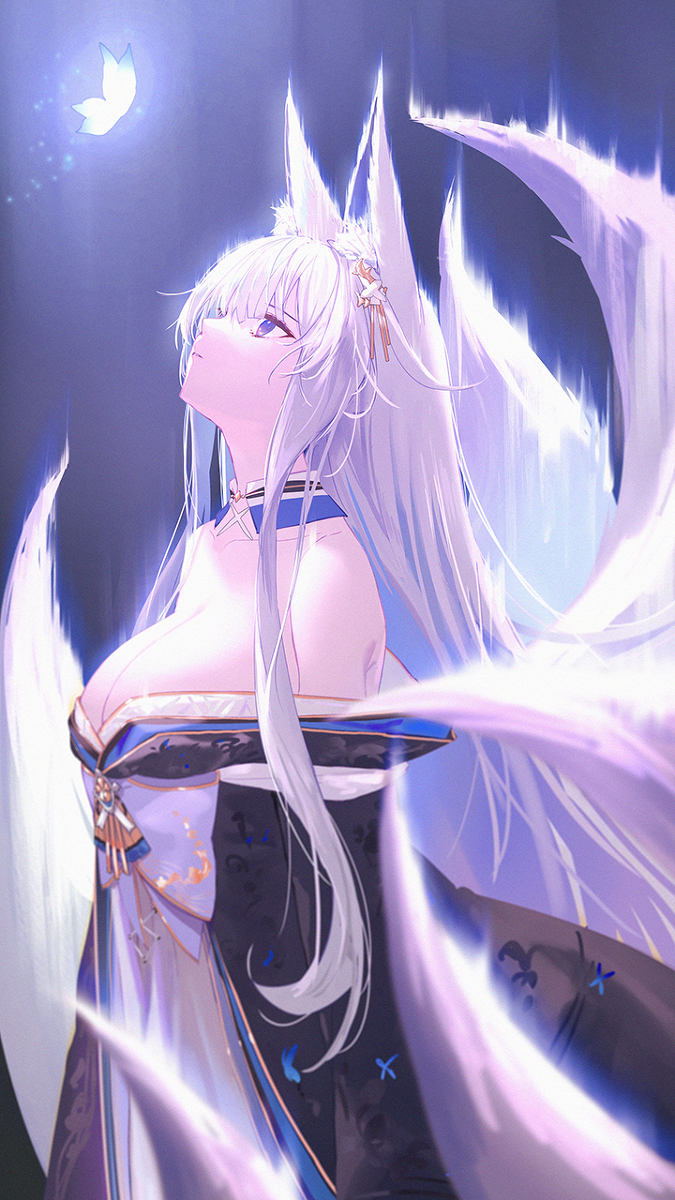 This is a pixiv picture whose title is 信濃.