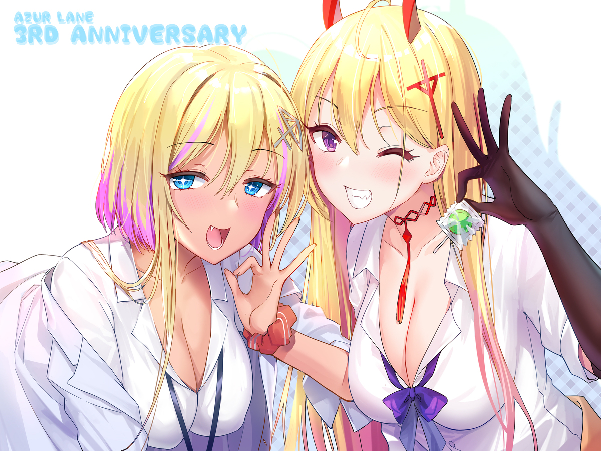 This is a pixiv picture whose title is ちょっと遅いけど3周年おめでとう.