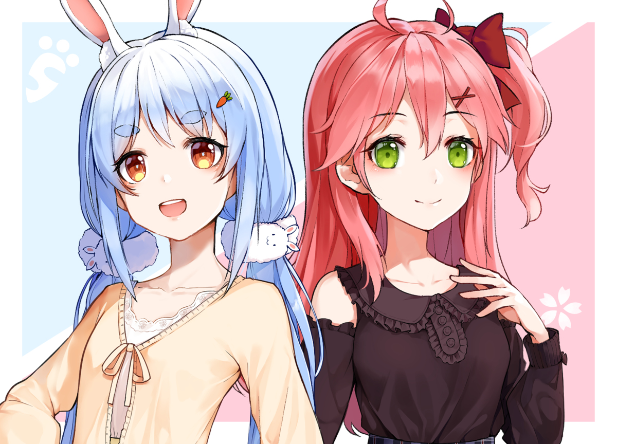 This is a pixiv picture whose title is pekomiko.